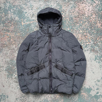 AW19 Stone Island Crinkle Reps Jacket | Green, Green
