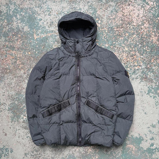 AW19 Stone Island Crinkle Reps Jacket | Green, Green
