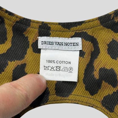 Dries Van Noten SS16 Cheetah Print Holster Suspender Harness Bag | Default Title, Multicoloured