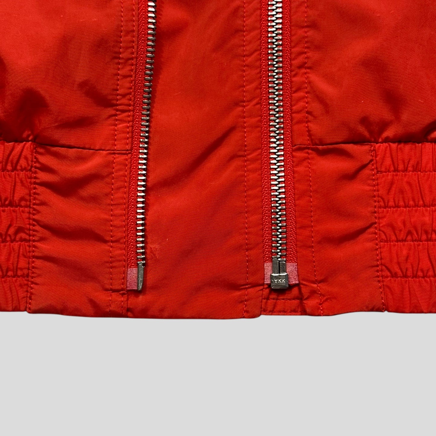 Neil Barrett Twin Zip Detailed Orange Windbreaker Jacket - L
