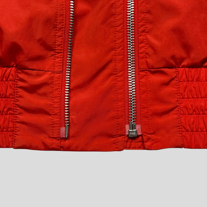 Neil Barrett Twin Zip Detailed Orange Windbreaker Jacket - L