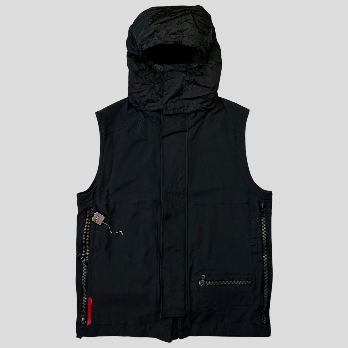 Prada Sport AW01 Modular Multipocket Ski Vest - IT50 (L/XL) | Large, Black