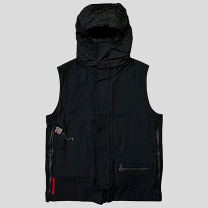 Prada Sport AW01 Modular Multipocket Ski Vest - IT50 (L/XL) | Large, Black