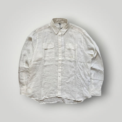 C.P. Company Lino Flax Button down Shirt  XL BNWT | Default Title, White
