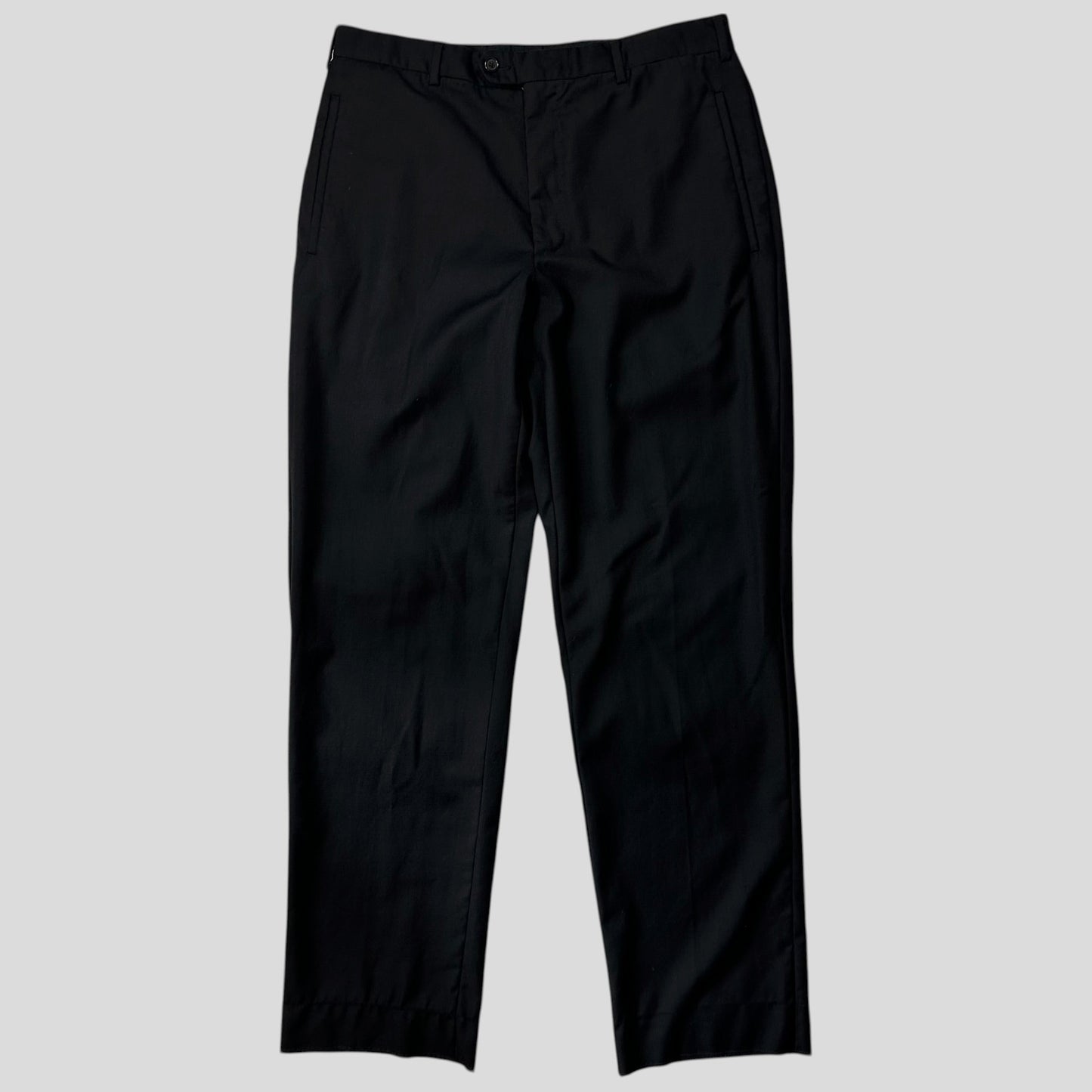 Prada 00’s Virgin Wool Black Suit Blazer + Trousers - IT50 (M/L) | Default Title, Black