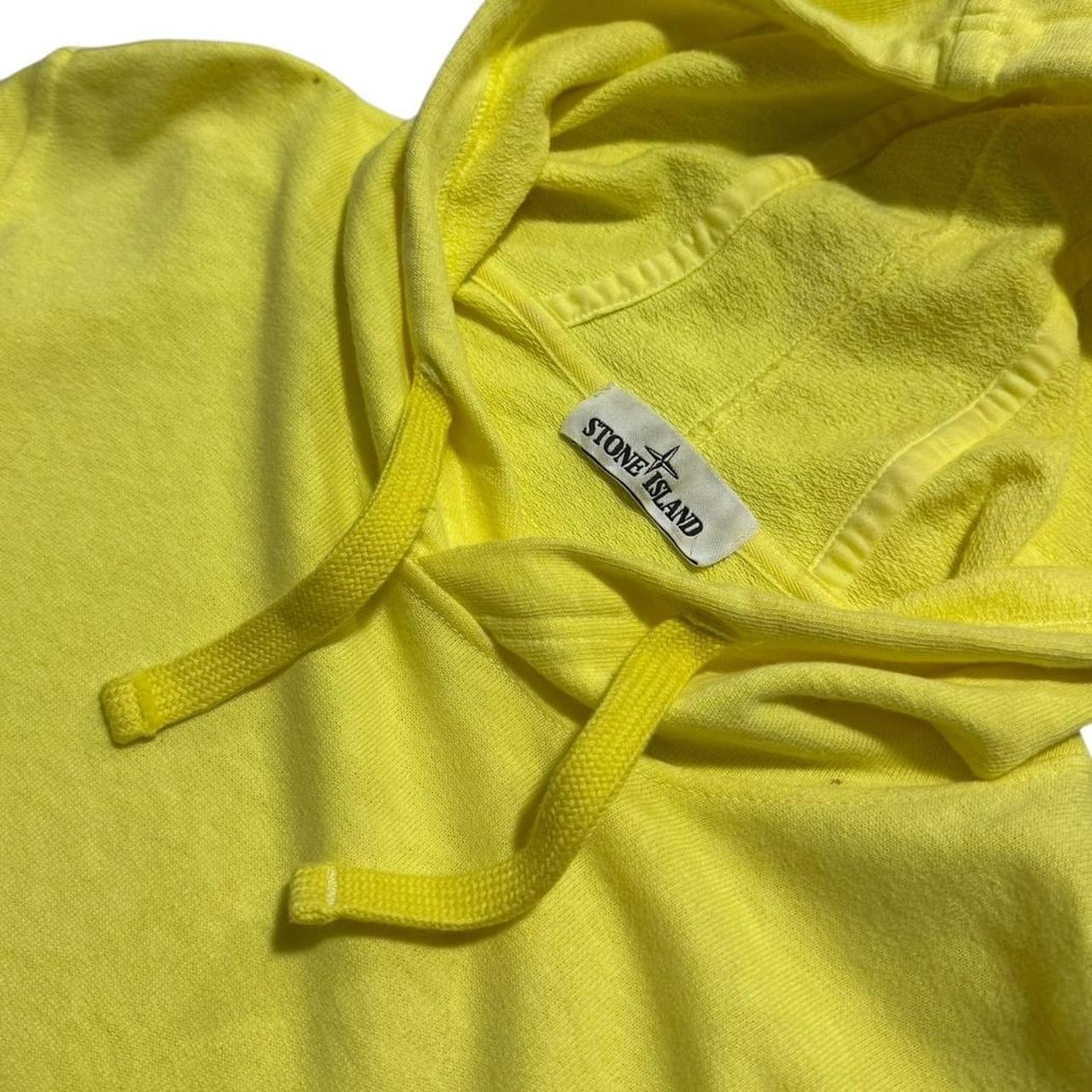 Stone Island Yellow Pullover Hoodie