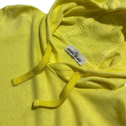 Stone Island Yellow Pullover Hoodie