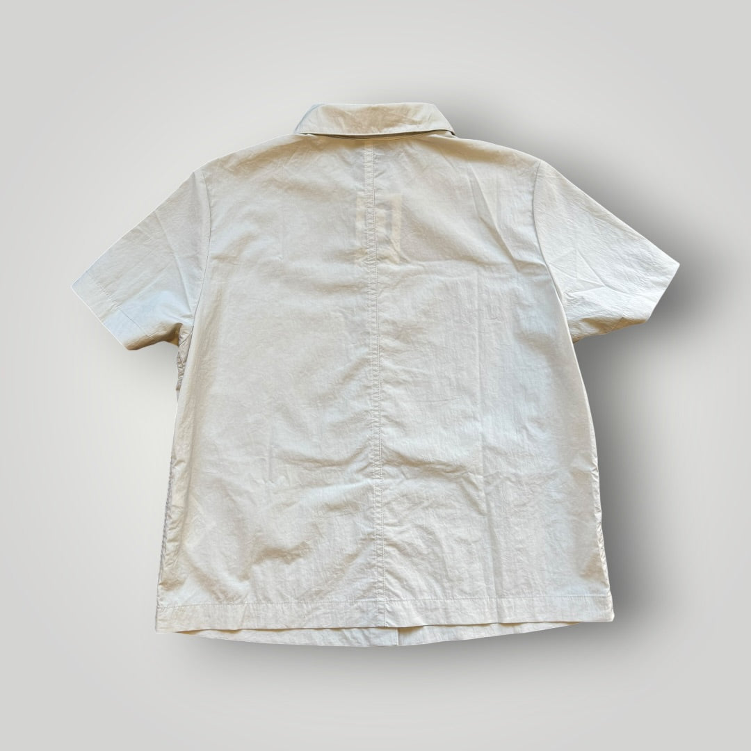 Snow Peak Short Sleeve Technical Overshirt S | O/S, Off-white