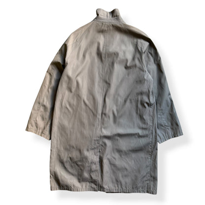 1990's Giorgio Armani Buttoned Trench Coat (L) | Default Title, Grey