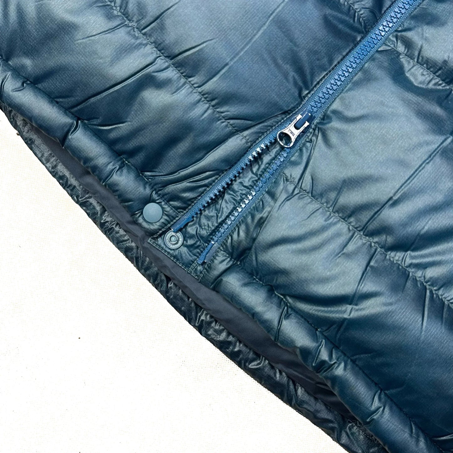 Montbell Alpine Down Parka Puffer Jacket In Blue ( L )