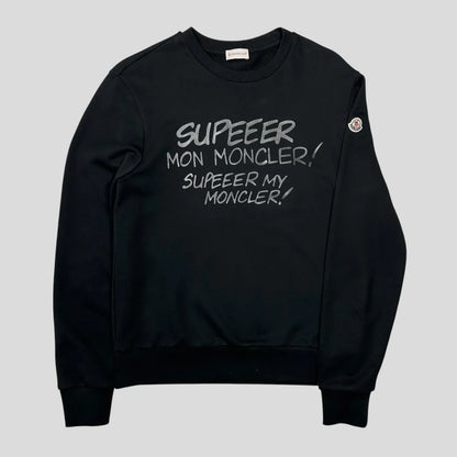 Moncler Supeeer My Moncler! Logo Sweatshirt - M