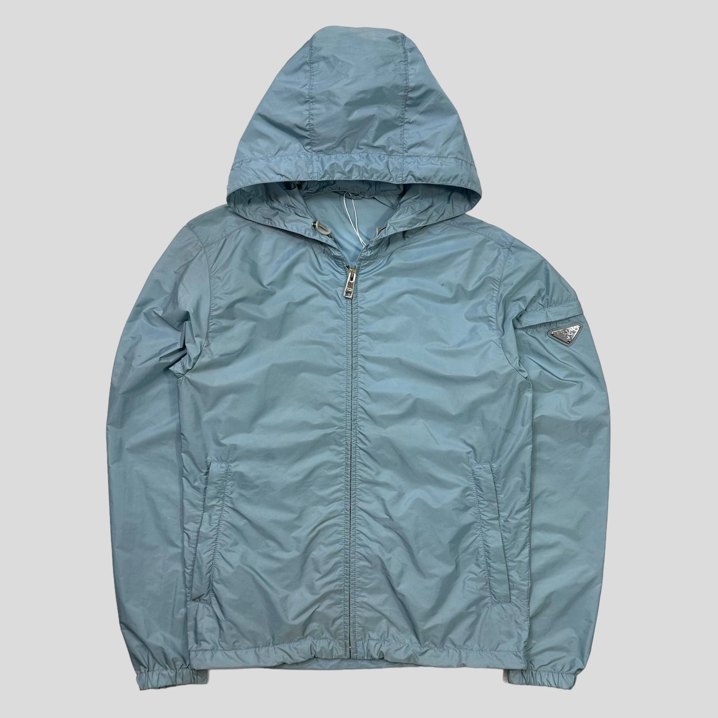 Prada Milano 2014 Baby Blue Nylon Windbreaker - S