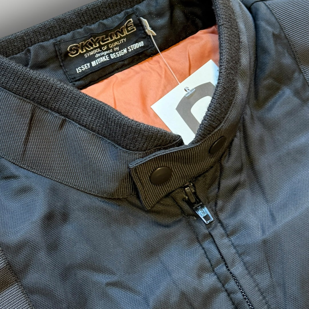 1982 Issey Miyake Skyline Bomber S/M | O/S, Navy Blue
