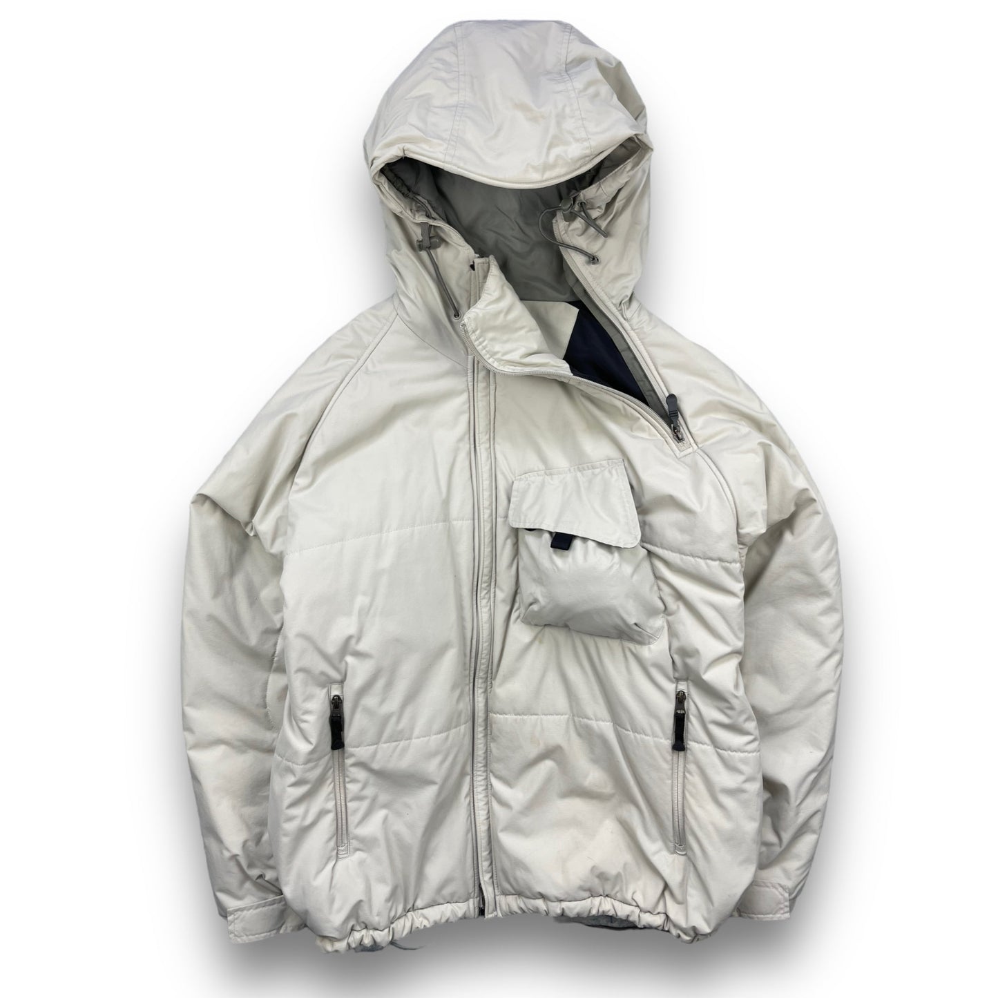 Nike ACG Padded Asymmetric Zip Jacket (L) | Default Title, Cream