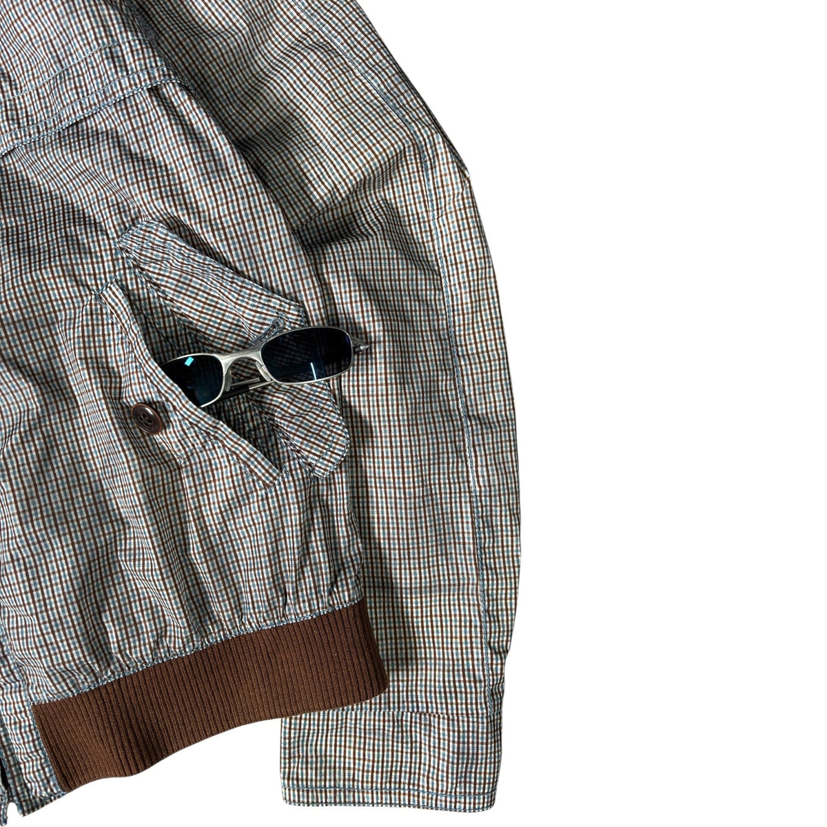 Hugo Boss Orange 00’s Checkered Bomber Jacket M | Medium, Multicoloured