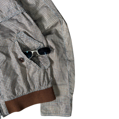 Hugo Boss Orange 00’s Checkered Bomber Jacket M | Medium, Multicoloured