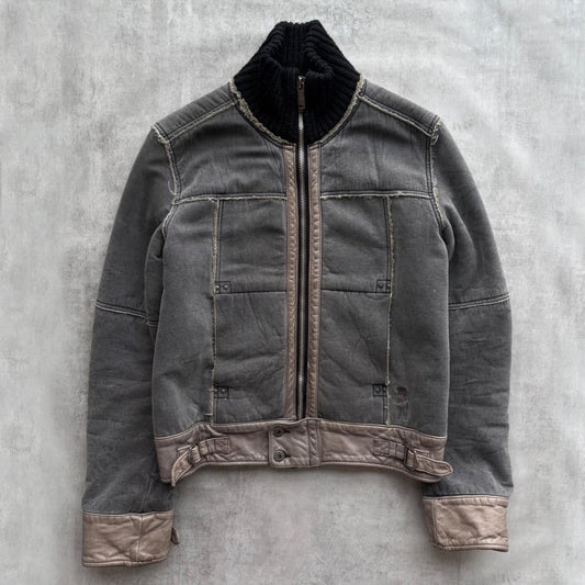 DIESEL SUEDE LEATHER JACKET | O/S, Cream