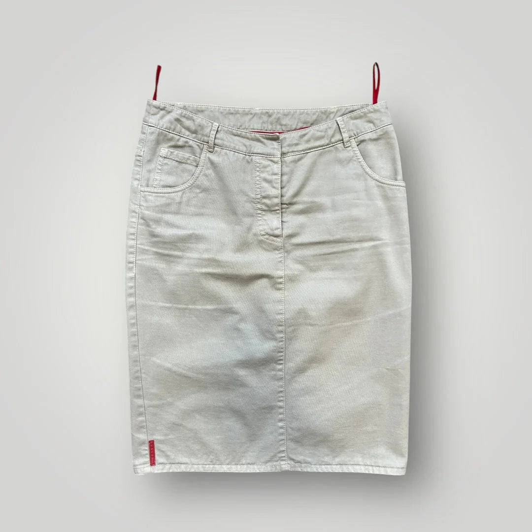 Prada Sport 2000's Denim Skirt 28"