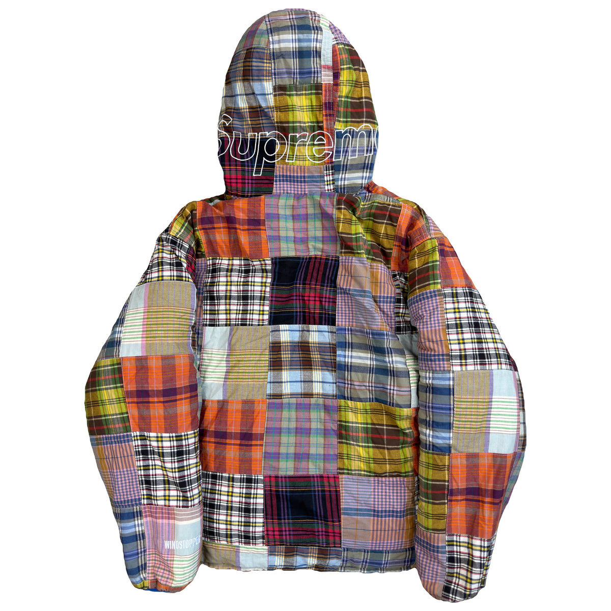 Supreme Madras Reversible Down Puffer Jacket (M) | Medium, Multicolor