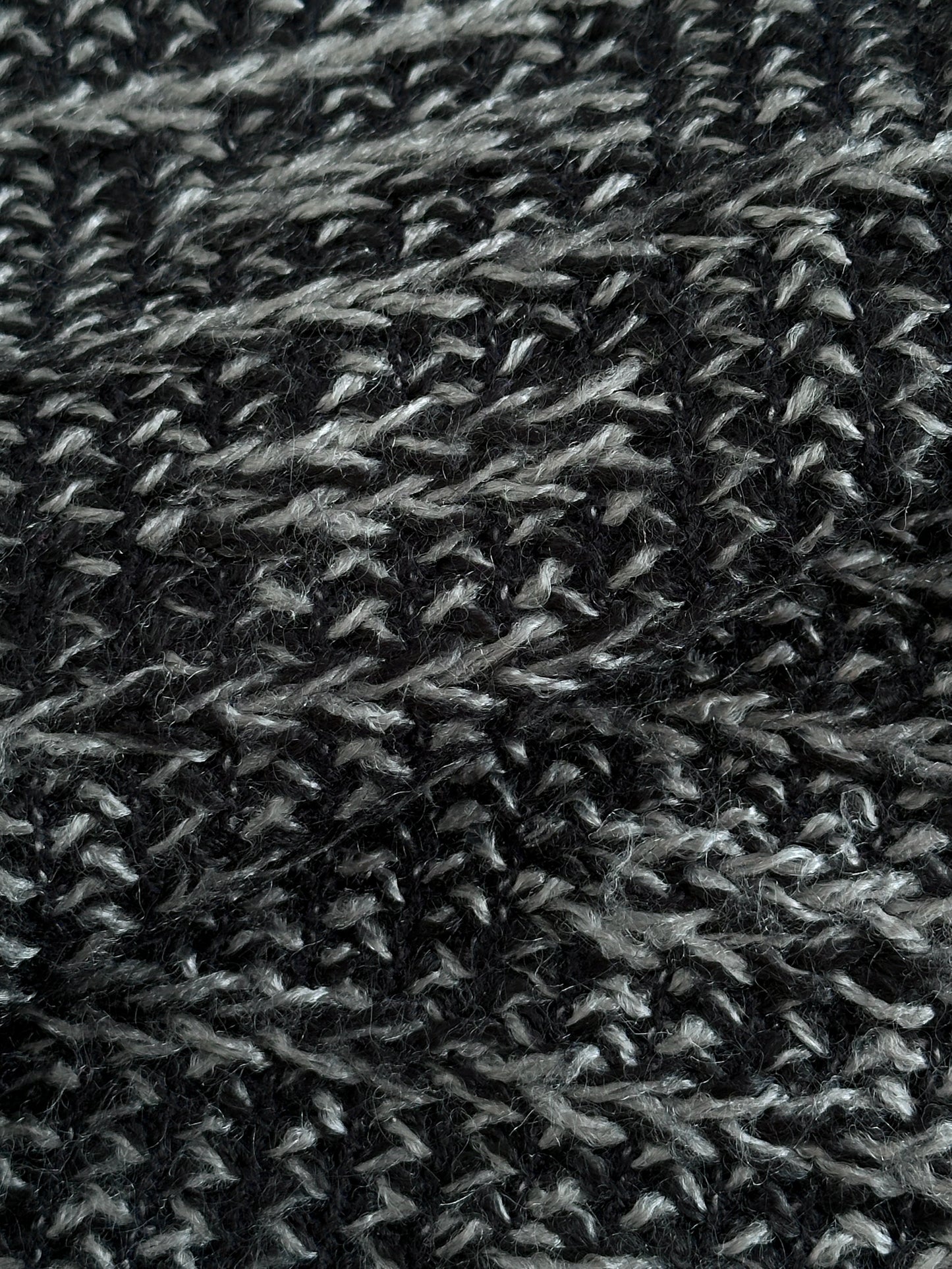 Vintage 1990s Textured Knitted Polo Jumper - L/XL