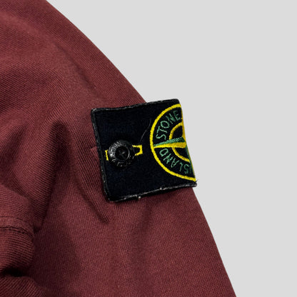 Stone Island Burgundy Crewneck - S/M | Default Title, Burgundy