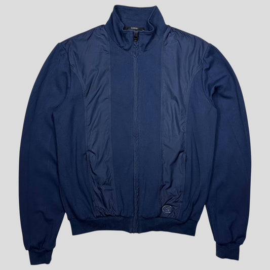 Gucci GG Logo Nylon Panelled Polyester Track Jacket - S/M