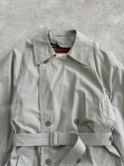 London Fog Double Breasted Belted Trench Coat - XL/XXL