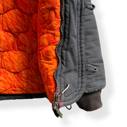 2000's Maharishi Asymmetric Zip Padded Parka (L) | Large, Camo