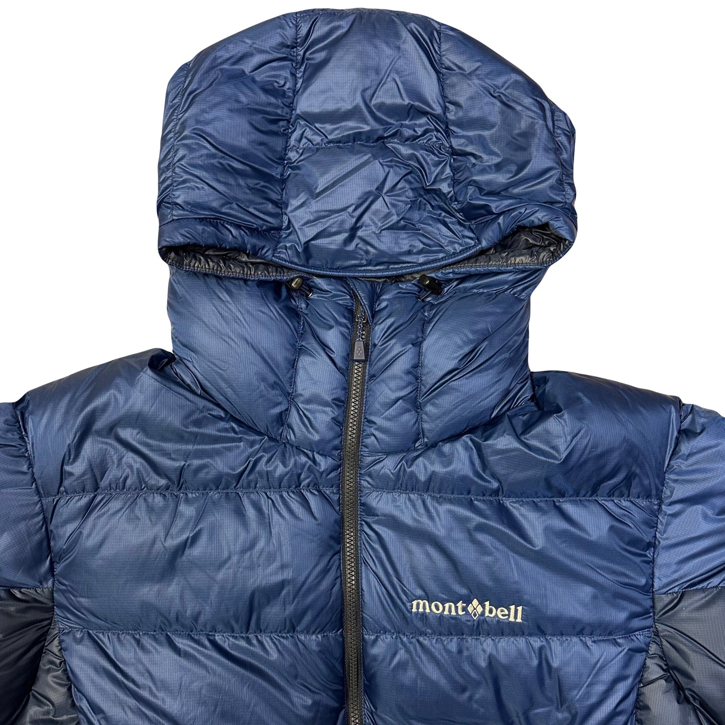 Montbell Puffer Jacket In Navy & Blue ( XL )