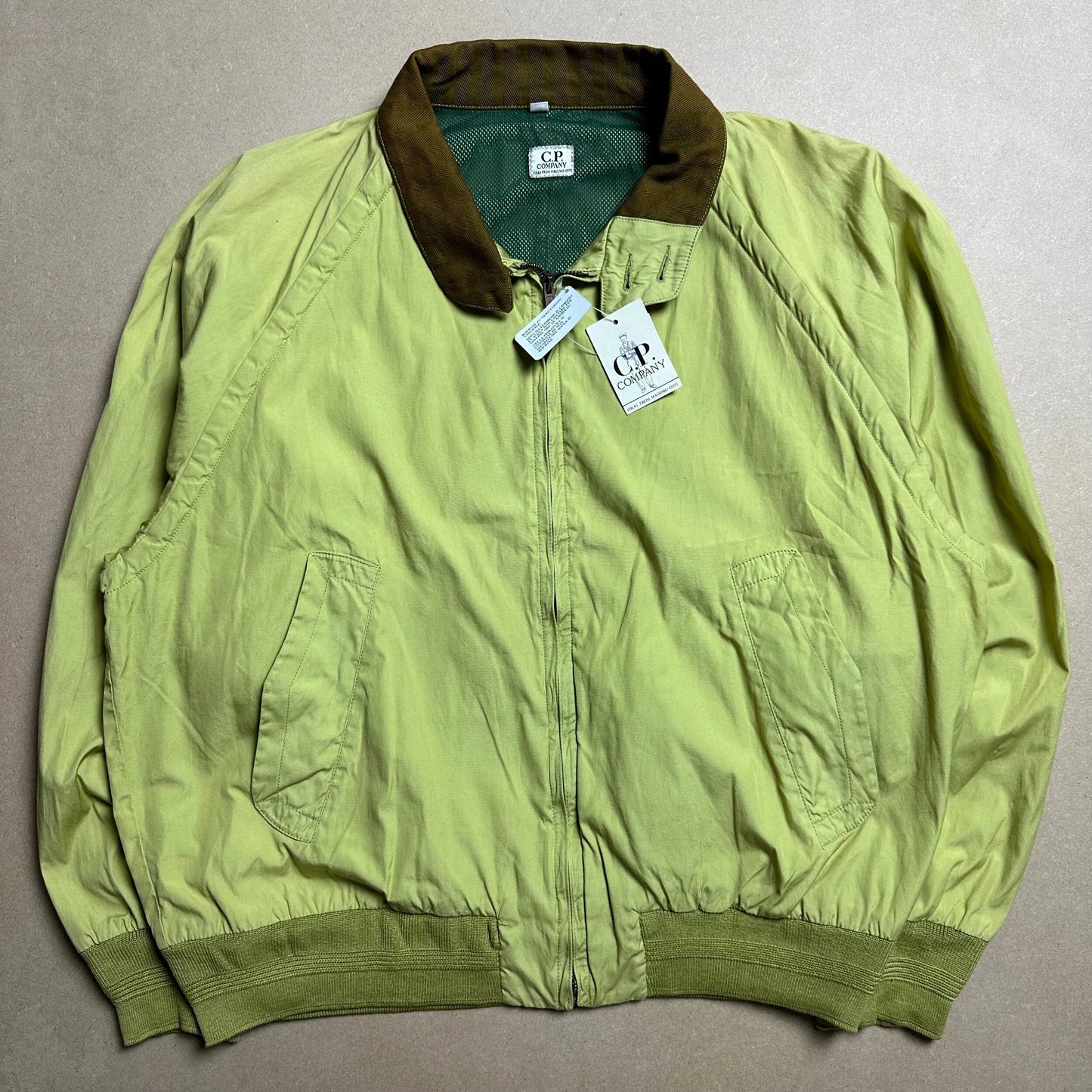 S/S 1990 Acid Green C.P. COMPANY Flight Jacket