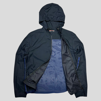 Prada Sport SS00 Gel Seam Nylon Mesh Back Windbreaker - XL (L) | Default Title, Blue