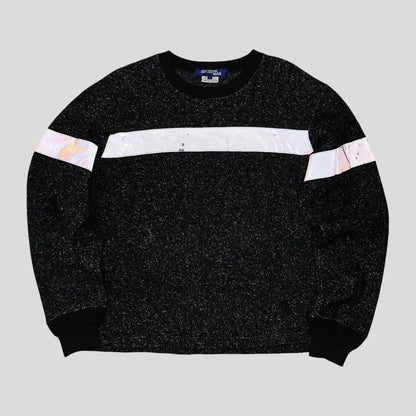 Junya Watanabe MEN 2018 Speckled 3M Reflective Panelled Knit - L (M)