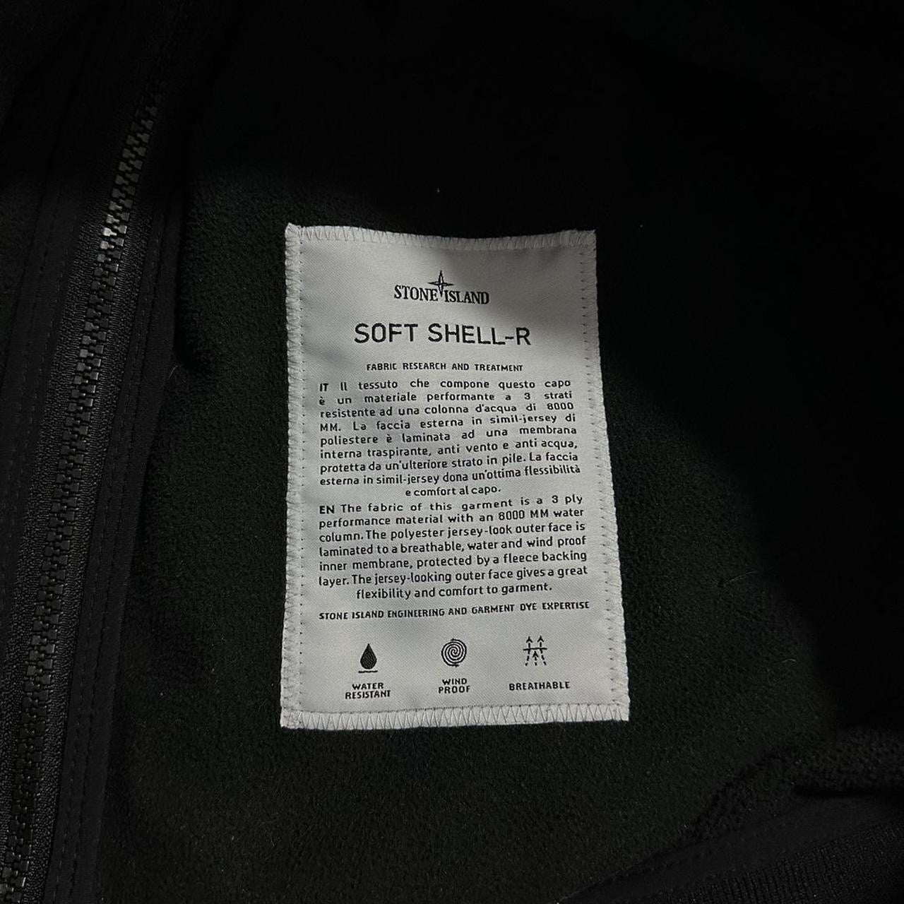 Stone Island Black Soft Shell Jacket