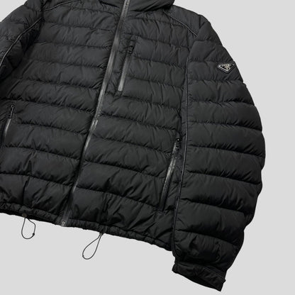 Prada 2018 Laminated Nylon Duck Down Puffer - IT52 (L) | Default Title, Black