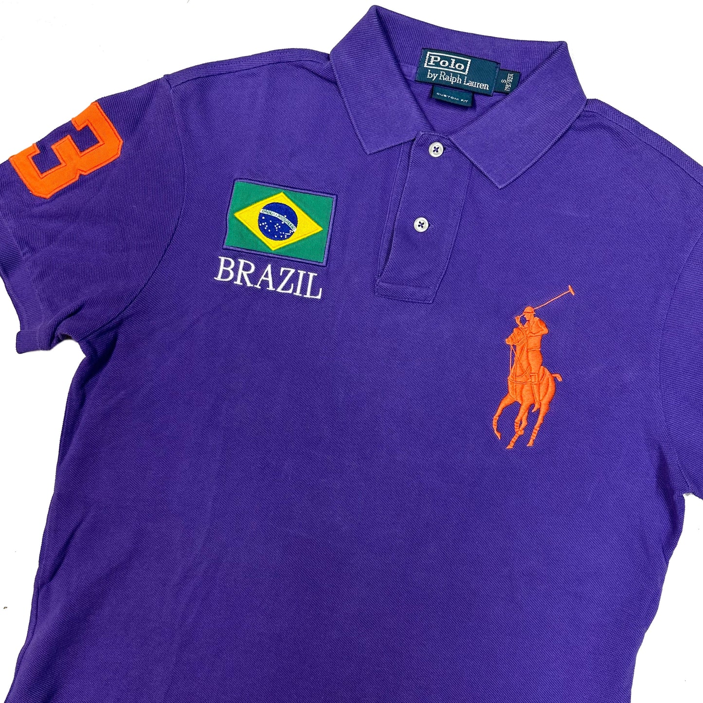 Ralph Lauren Brazil Polo In Purple ( S )