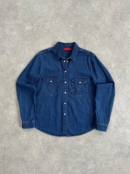 MAX & Co Pure Cotton Denim Shirt - S/M - Known Source