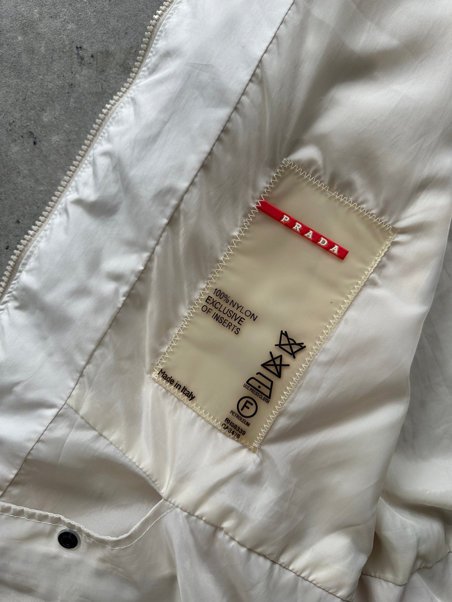 Prada Sleeveless Nylon Double Zip Vest Gilet Jacket - XL