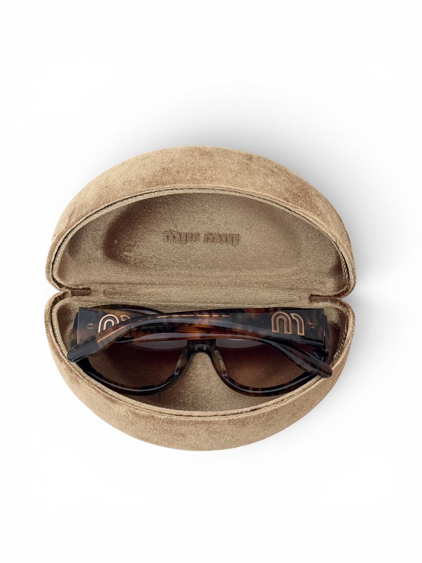 2000s Miu Miu ‘M’ Sunglasses | O/S, Brown