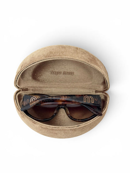 2000s Miu Miu ‘M’ Sunglasses | O/S, Brown