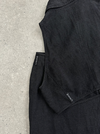 Armani Jeans Linen Stripe Two Piece Skirt Set - S/W25