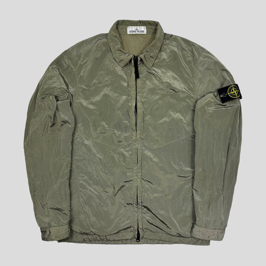 Stone Island Khaki Nylon Metal Overshirt Jacket - M - Known Source