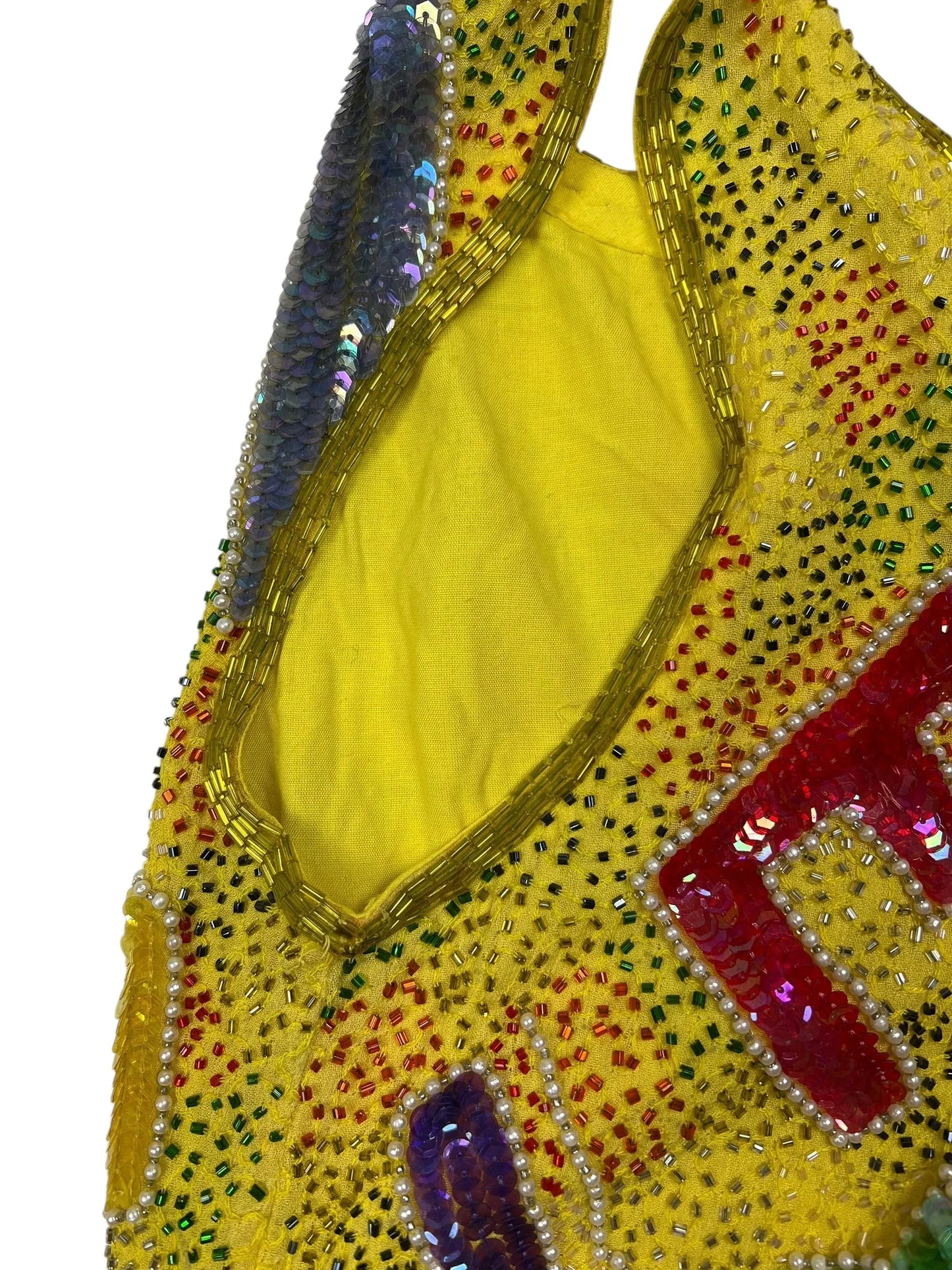 Vintage heavily embellished dress