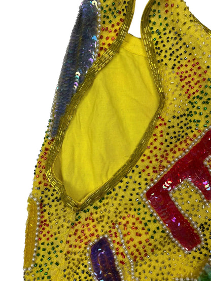 Vintage heavily embellished dress