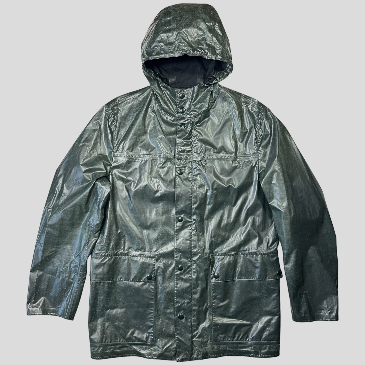 Prada Milano 2015 Taped Seam Toffee Wrapper Technical Jacket - IT50 | Default Title, Green
