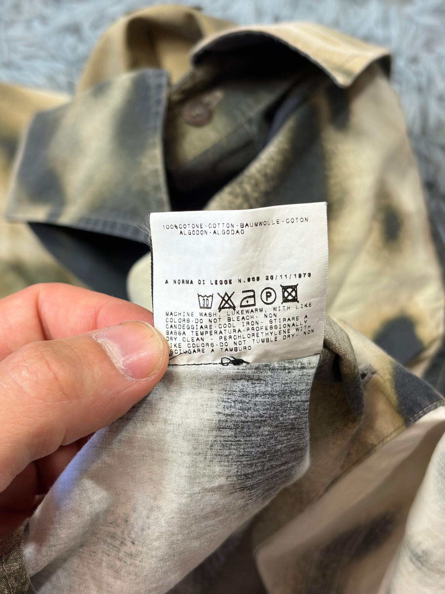 Just Cavalli 00’s Split Gradient Leopard Print Shirt - IT50 | O/S, Gradient Leopard Print