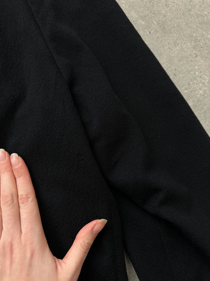 Givenchy 1990s Pure Wool Concealed Placket Coat - XL
