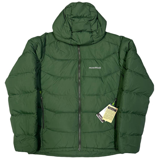 Montbell Upland Parka Down Puffer Jacket In Green ( L )