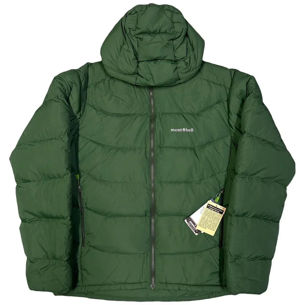 Montbell Upland Parka Down Puffer Jacket In Green (M) | Medium, Green