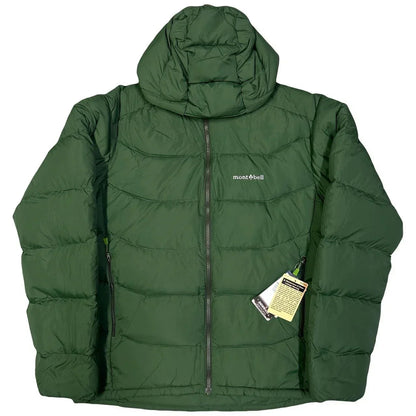 Montbell Upland Parka Down Puffer Jacket In Green (M) | Medium, Green