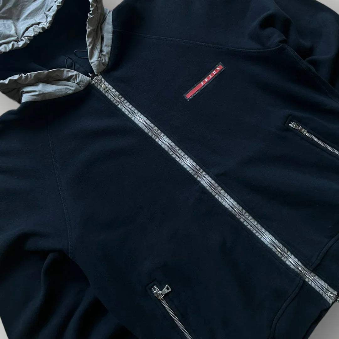 Prada Sport 2000’s Hooded Fleece M/L